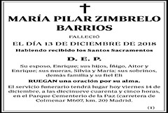 María Pilar Zimbrelo Barrios